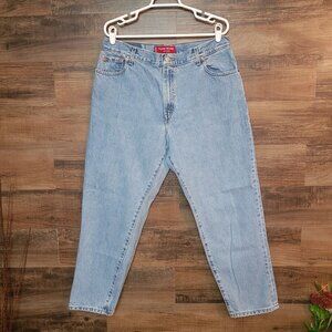 VTG Levi's Jeans 16 S Classic Relaxed Fit 550 Tapered Leg High Rise Mom Light